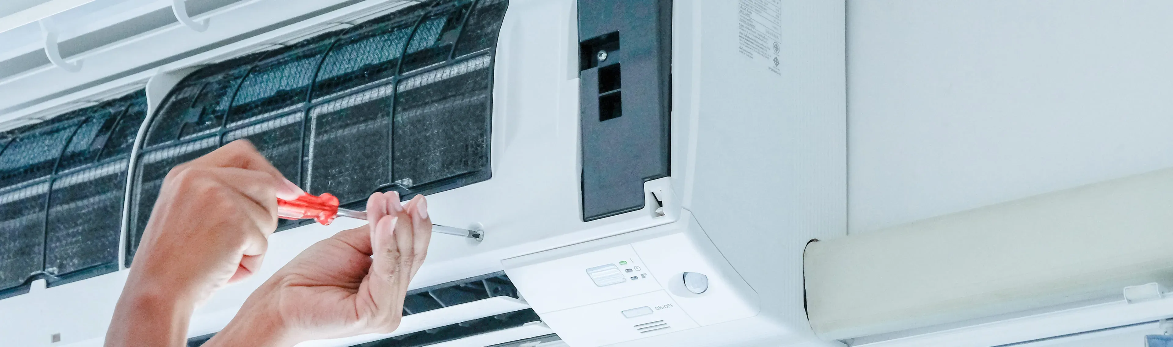 Rapid Response technician performing professional mini split installation service in Southwest Florida