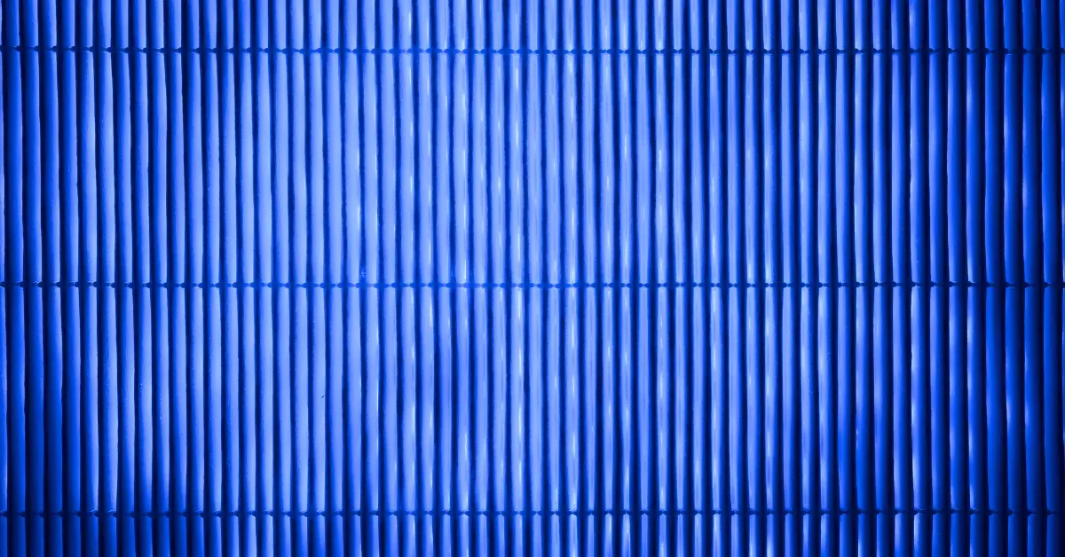 Close-up view of the air purifier filtration surface