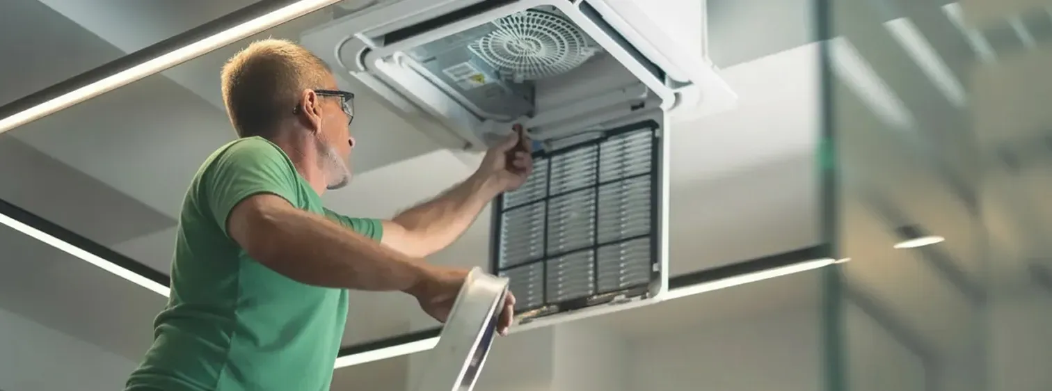 Rapid Response AC Services technician answering frequently asked HVAC questions in Southwest Florida